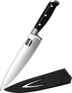 Utopia Kitchen Chef Knife 8 Inches Cooking Knife Carbon Stainless Steel Kitchen Knife