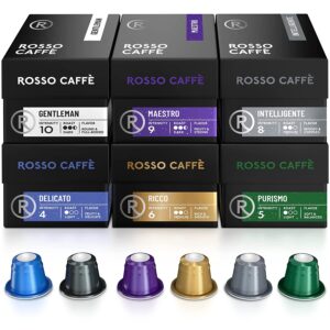 Rosso Coffee Capsules for Nespresso Original Machine