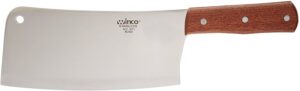 Winco 8" Heavy Duty Chinese Cleaver with Wooden Handle Brand: Winco