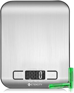 Etekcity Food Kitchen Scale, Digital Grams and Ounces for Weight Loss, Baking