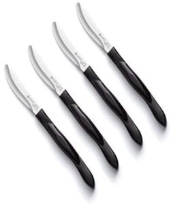 CUTCO #1865 Set of 4 Classic Brown Model 1759 Table Knives in Gift Box