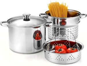 Cook N Home Stainless Steel Pasta Pot